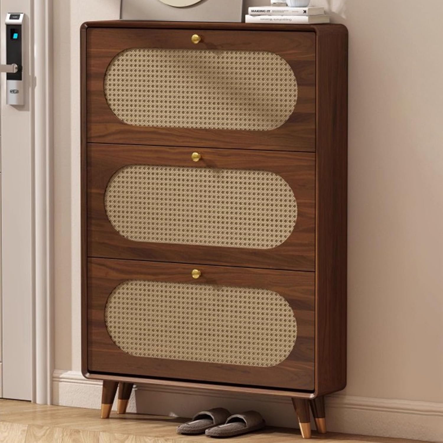 ラタンラック ラタンシューズラック ラタン 靴箱 シューズラック 楽天